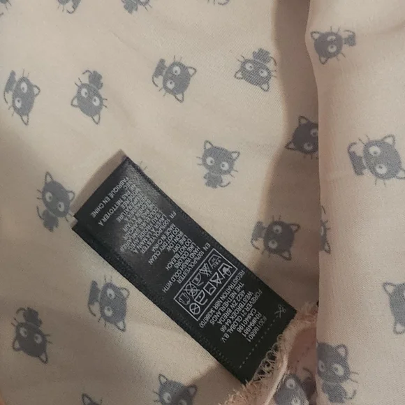 Sanrio Hello Kitty Chococat Patterned Women's Top Blouse Forever 21 - Picture 4 of 9